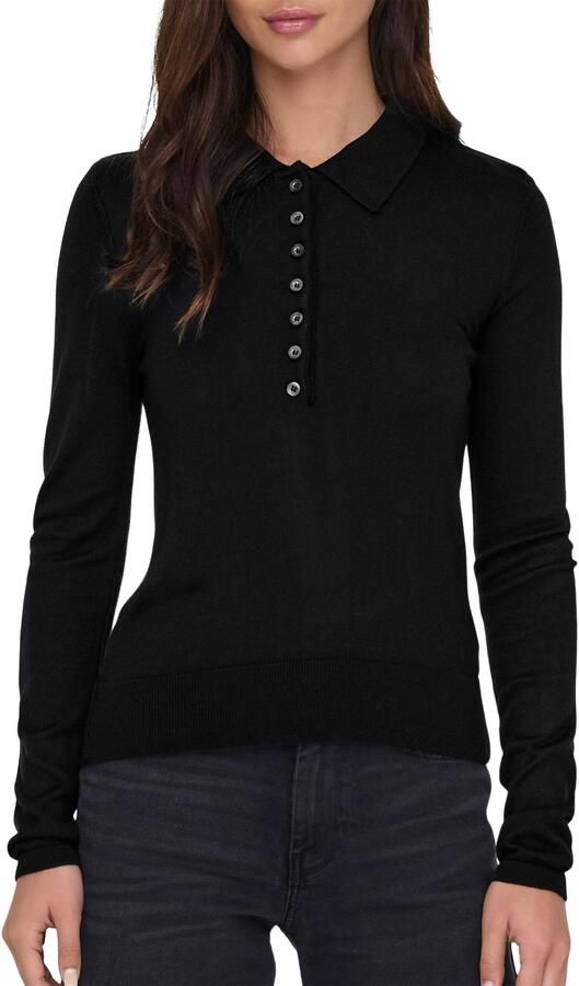 Only Cathrine LS Knit Polo Dames