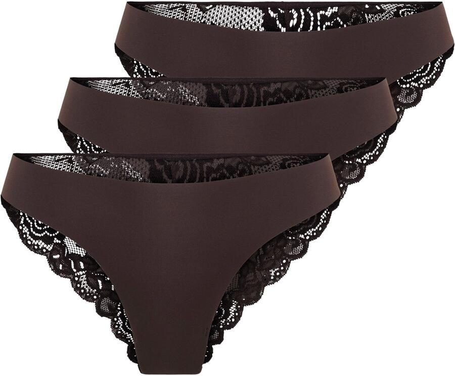 Only Chloe Lace Brazil Slips Dames (3-pack)