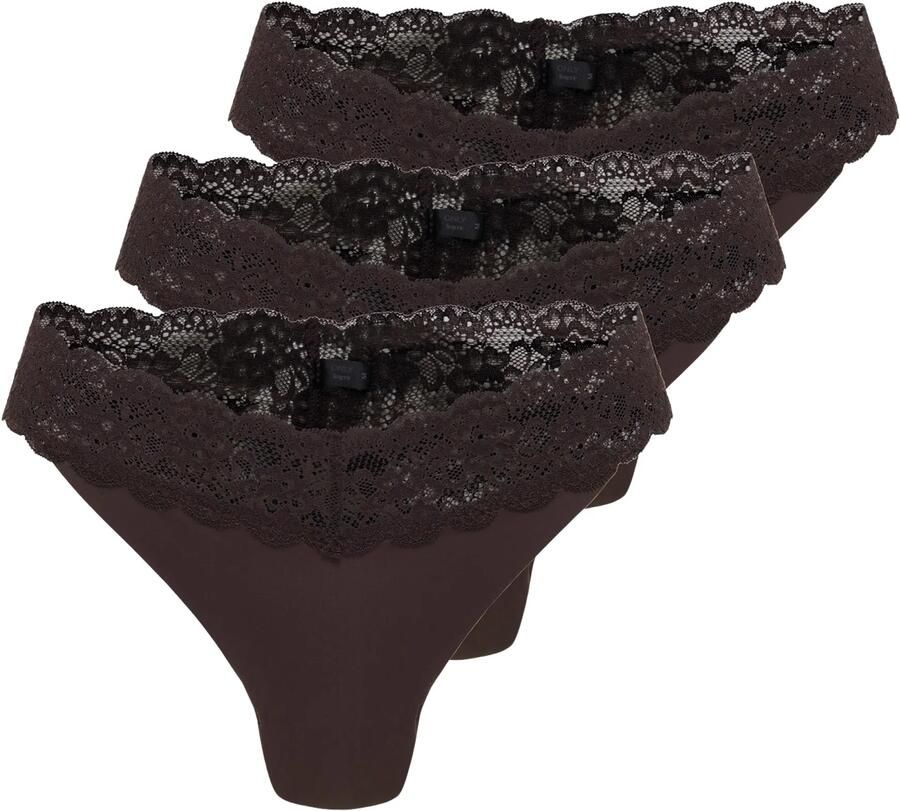 Only Chloe Lace String Dames (3-pack)