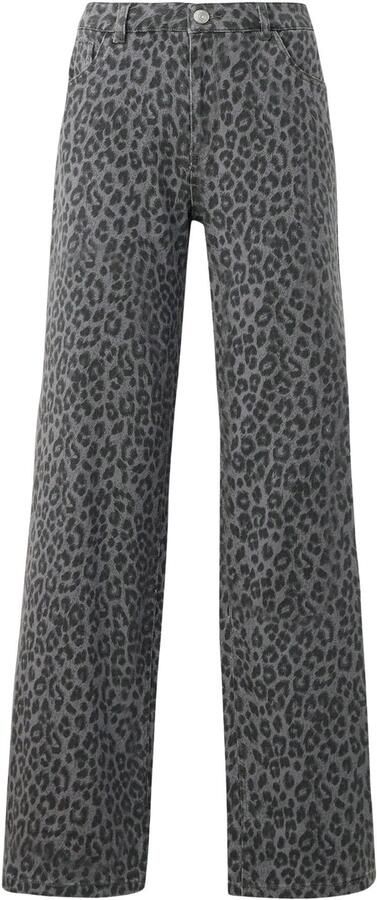 Only Cobain Mie Reg Wide Animal Broek Dames