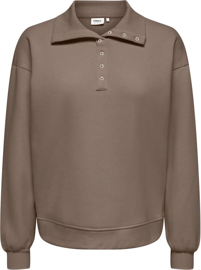 Only Coralie Button Sweatshirt Dames