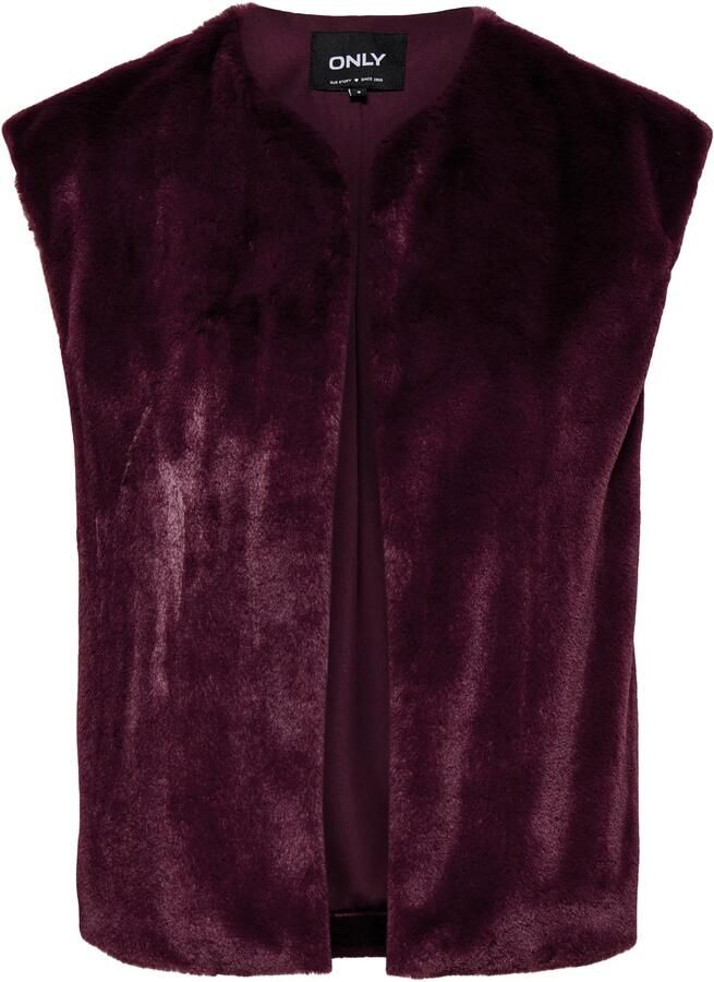 Only Dana Faux Fur Gilet Dames
