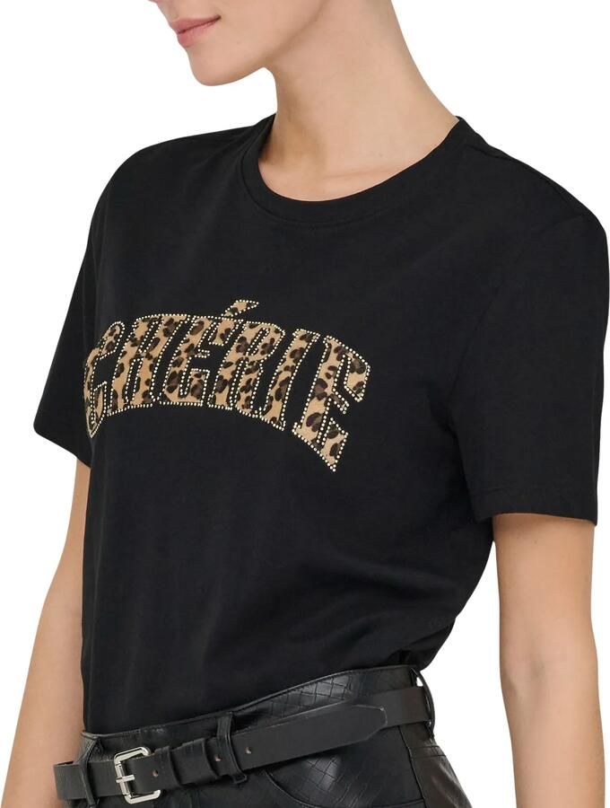 Only Ditte Life Rhnstn SS Animal T-shirt Dames
