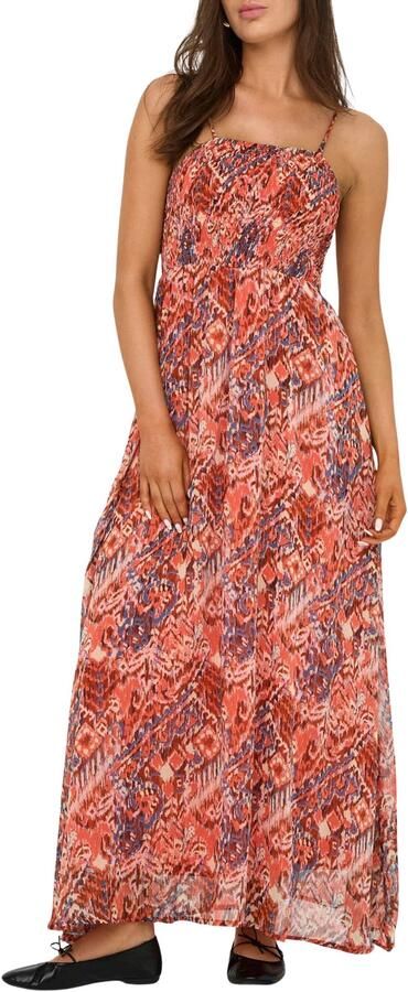 Only Maxi-jurk ONLELENA VIKKI LIFE STRAP ANK DRESS WVN - Foto 4