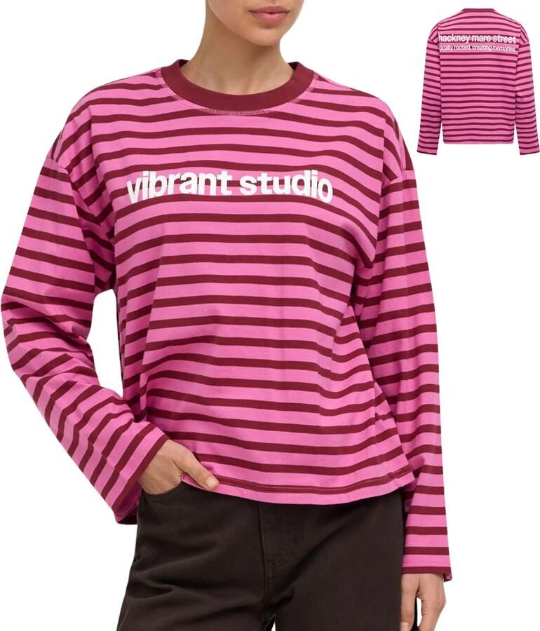 Only Freja LS Stripe Shirt Dames