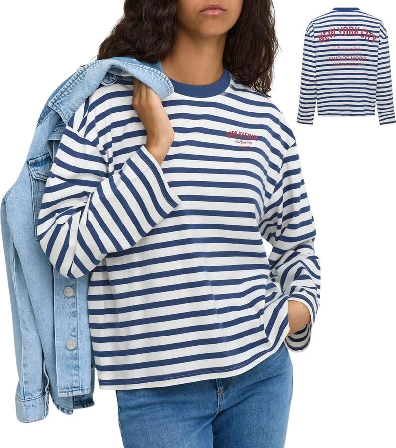 Only Freja LS Stripe Shirt Dames