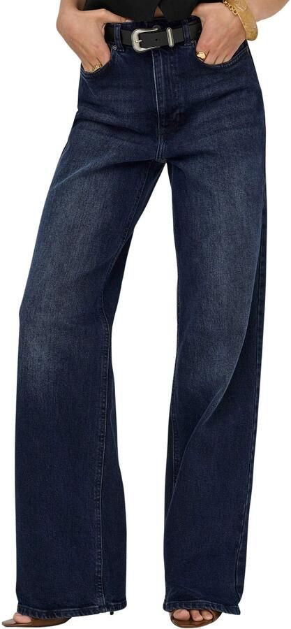 Only Wide fit high rise damesjeans met katoen model 'JUICY' - Foto 7