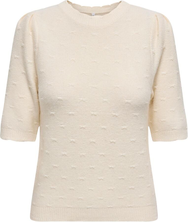 Only Katia SS Structure Knit Shirt Dames