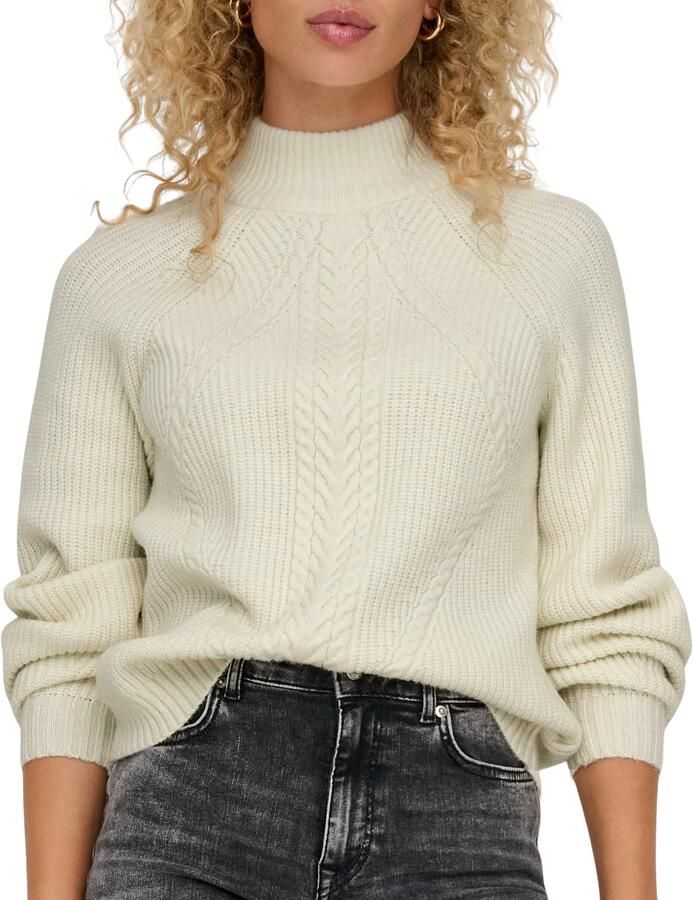 Only Regular fit gebreide pullover van zachte viscosemix model 'KATIA'