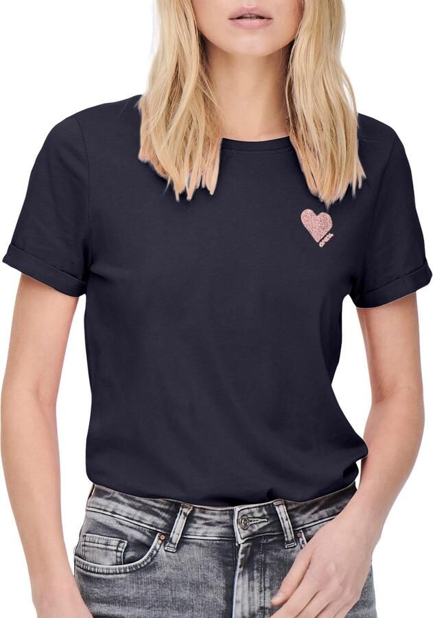 Only Shirt met korte mouwen ONLKITA LIFE S S TOP NOOS regular fit casual single jersey katoen ronde hals - Foto 9