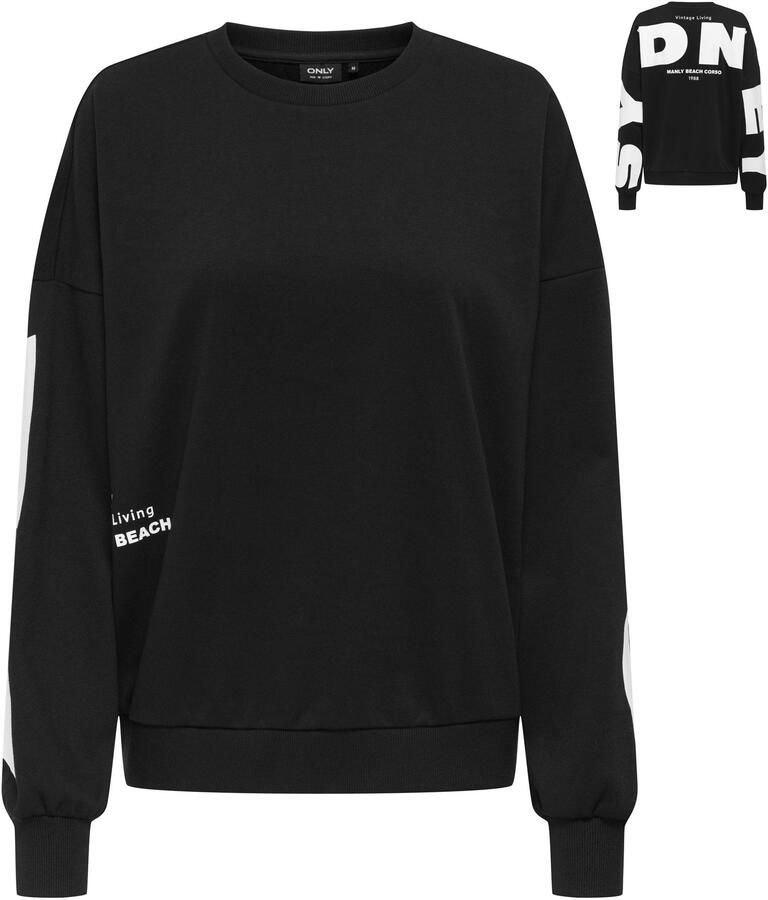 Only Stad Sweater Black Dames