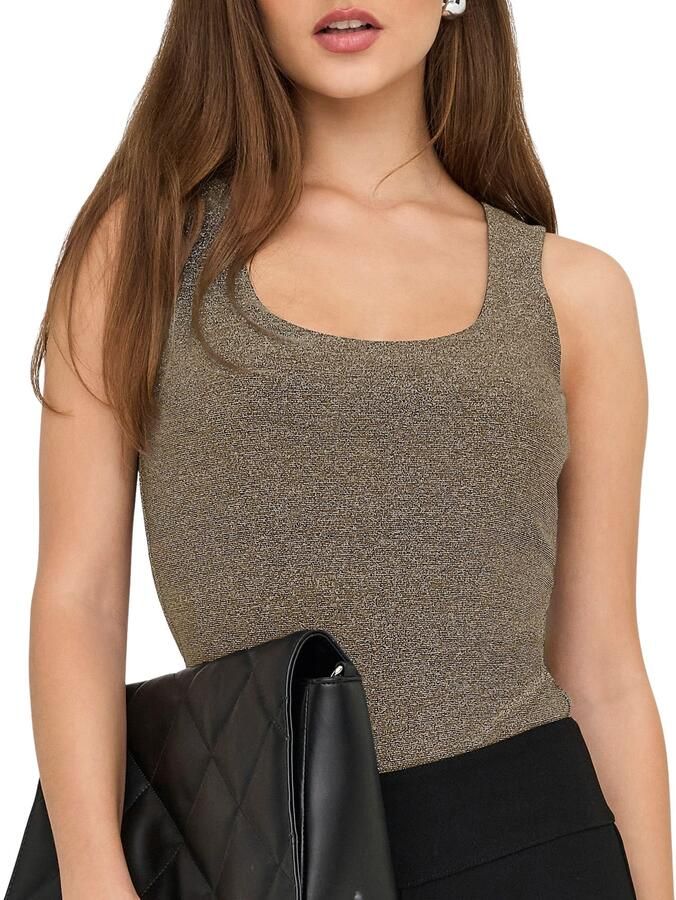 Only Lea Glitter 2-Ways Top Dames