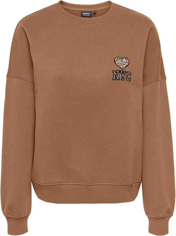 Only Lise Print Sweater Dames