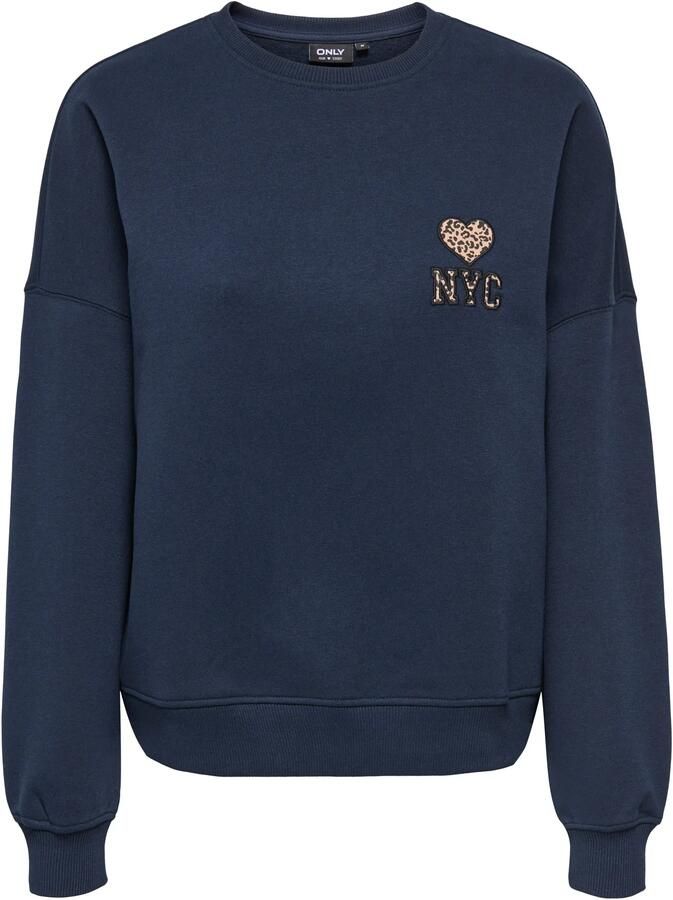 Only Lise Print Sweater Dames