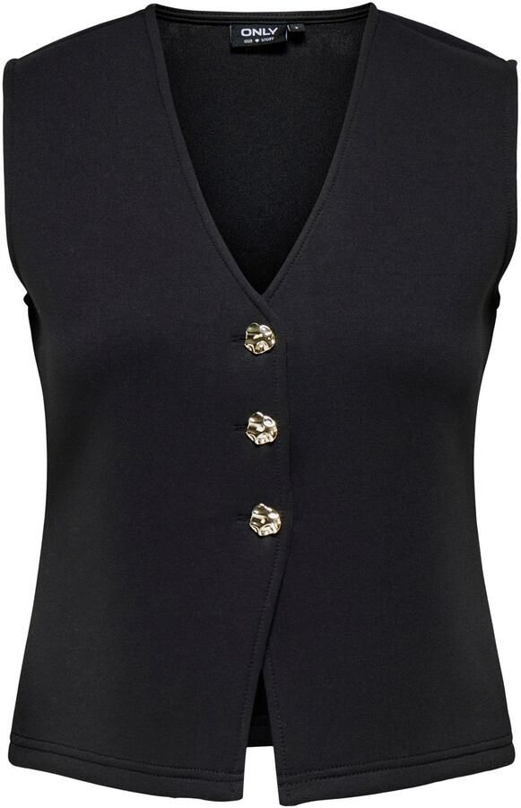 Only Regular fit gilet met viscose model 'NAOMI'