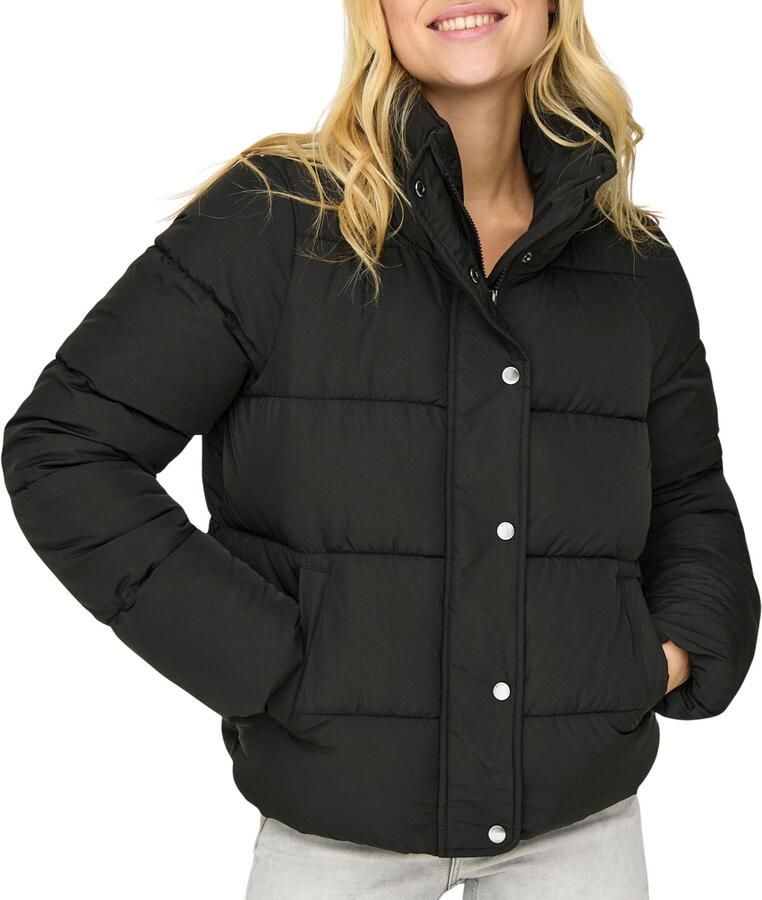 Only Regular fit gewatteerd jack met opstaande kraag model 'NEWCOOL'