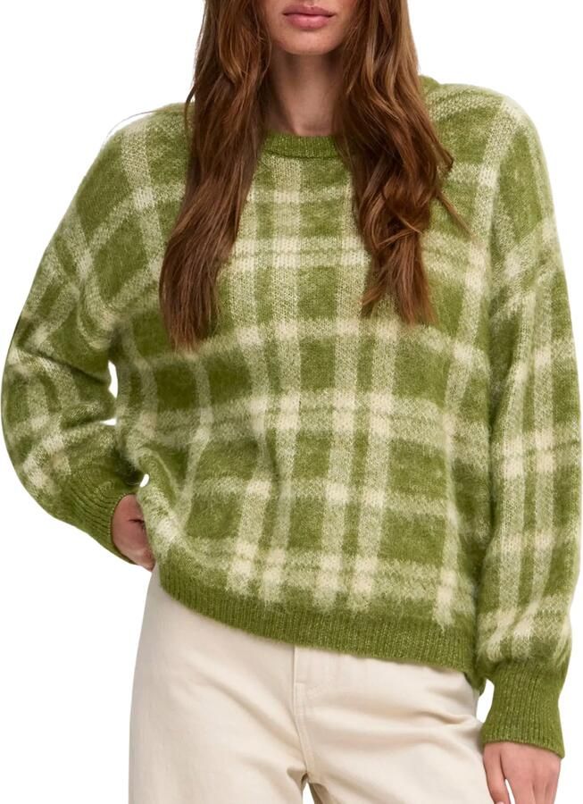 Only Trui Noeme Life Knit Sphagnum Mel Offwhite