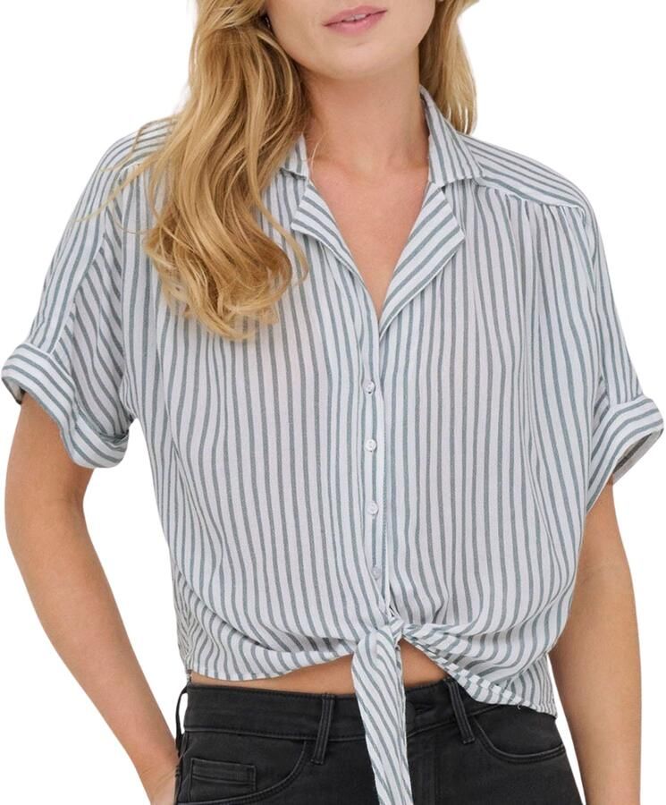 Only Regular fit overhemdblouse van pure viscose model 'PAULA LIFE'