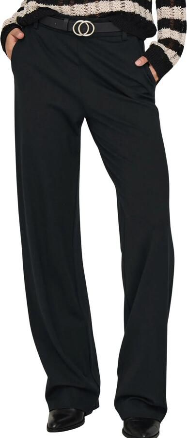 Only Straight leg pantalon met brede tailleband model 'POPTRASH' - Foto 8