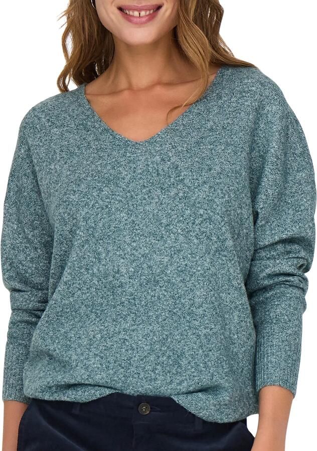 Only Trui met V-hals ONLRICA LIFE L S V-NECK PULLO KNT NOOS - Foto 8