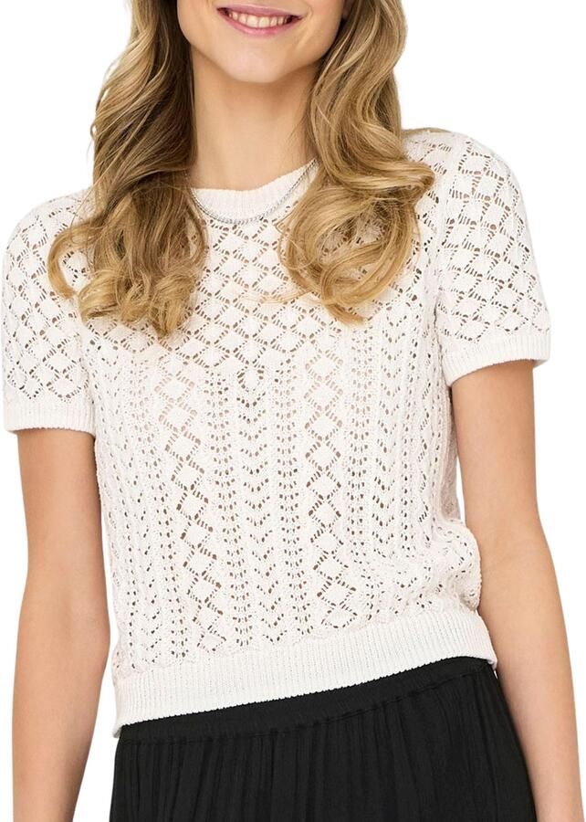 Only regular fit T-shirt van katoenmix model 'SAGA' - Foto 3