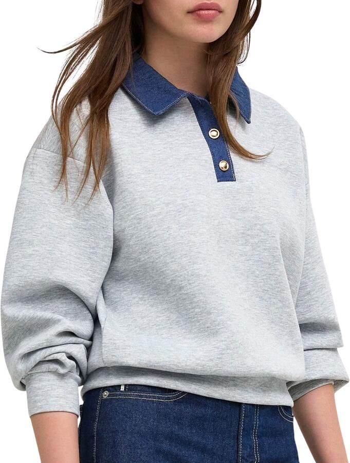 Only Scarlet Polo Mix Sweater Dames