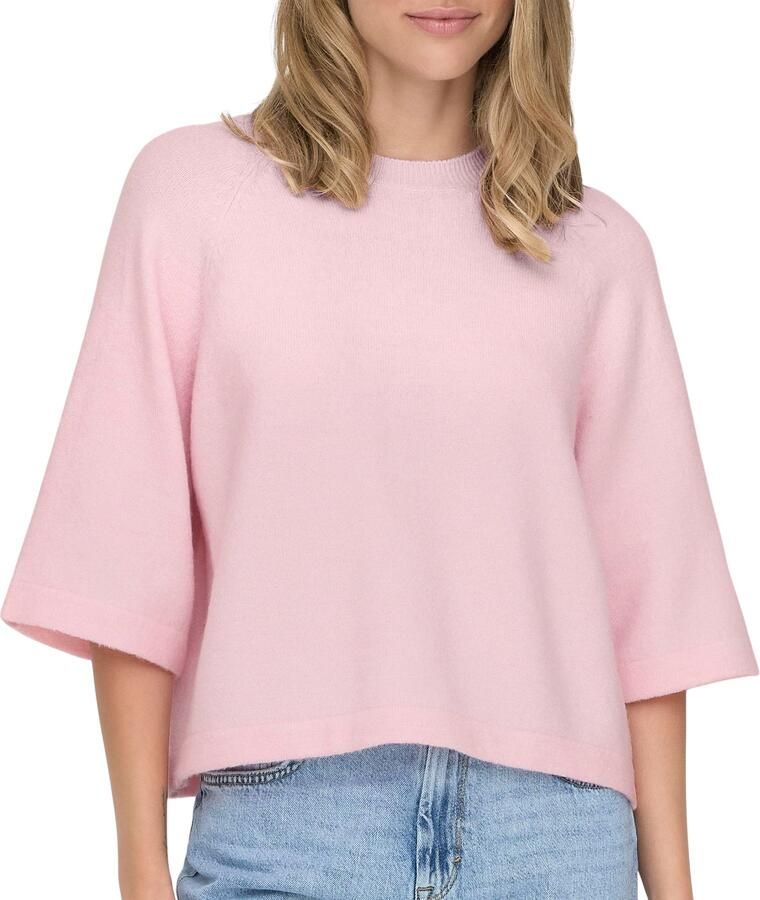 Only Oversized gebreide pullover met 3 4-mouwen model 'SIMONI' - Foto 3
