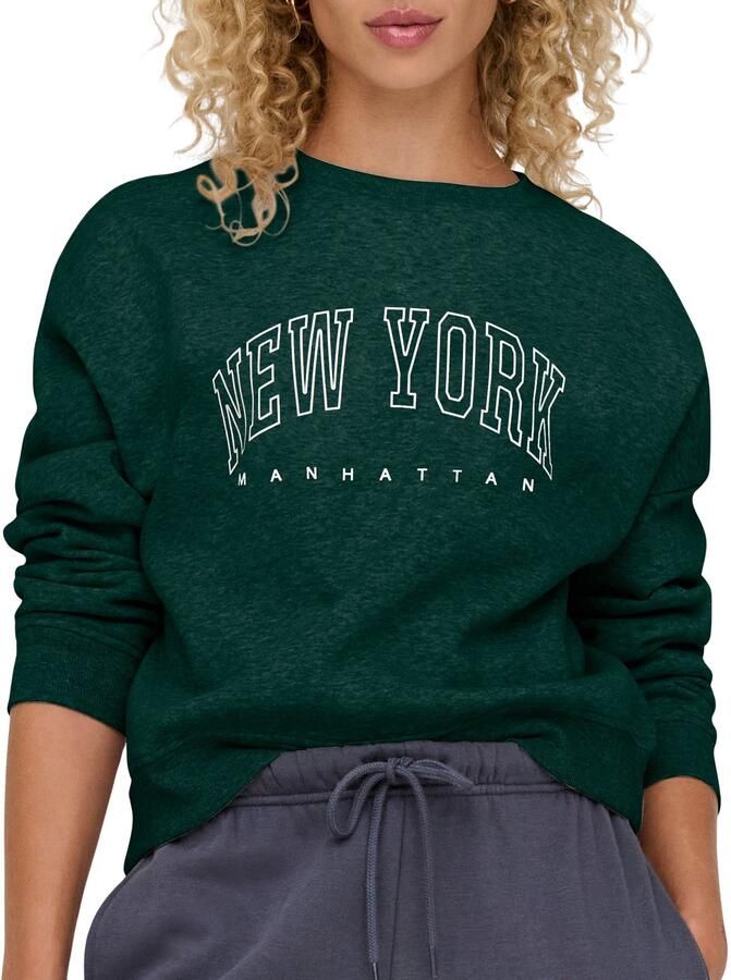 Only Loose fit sweatshirt van katoenmix model 'SWEAT'