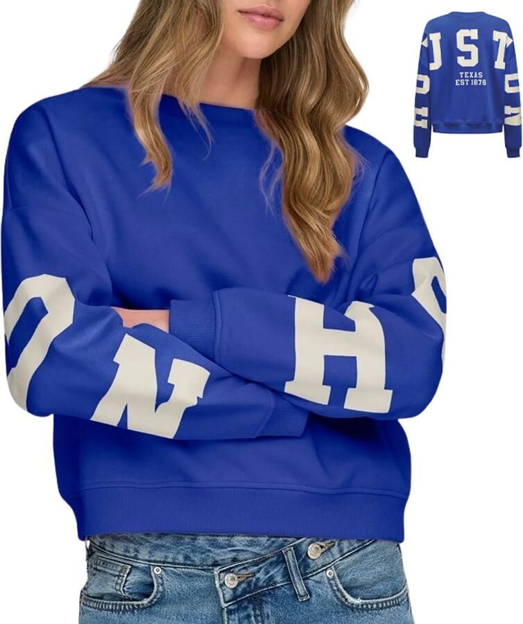 Only Sweatshirt ONLSWEAT L S BACK SLEEVE PRINT SWT NOOS