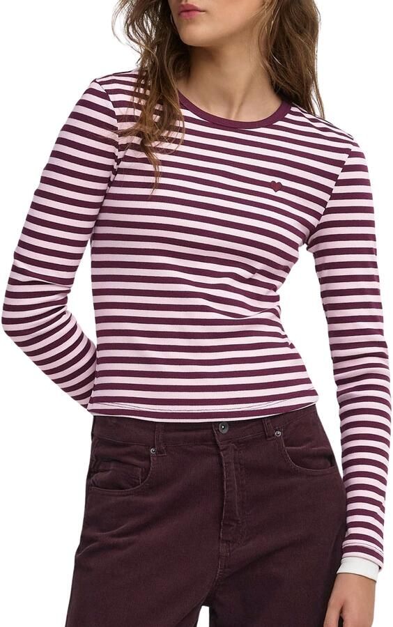 Only Regular fit shirt met lange mouwen van katoenmix model 'VAL' - Foto 3