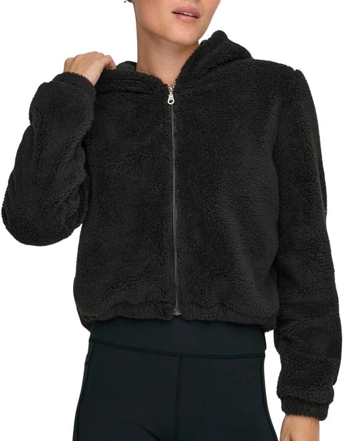 Only Play Cas-Fluf Hooded Short Vest Dames