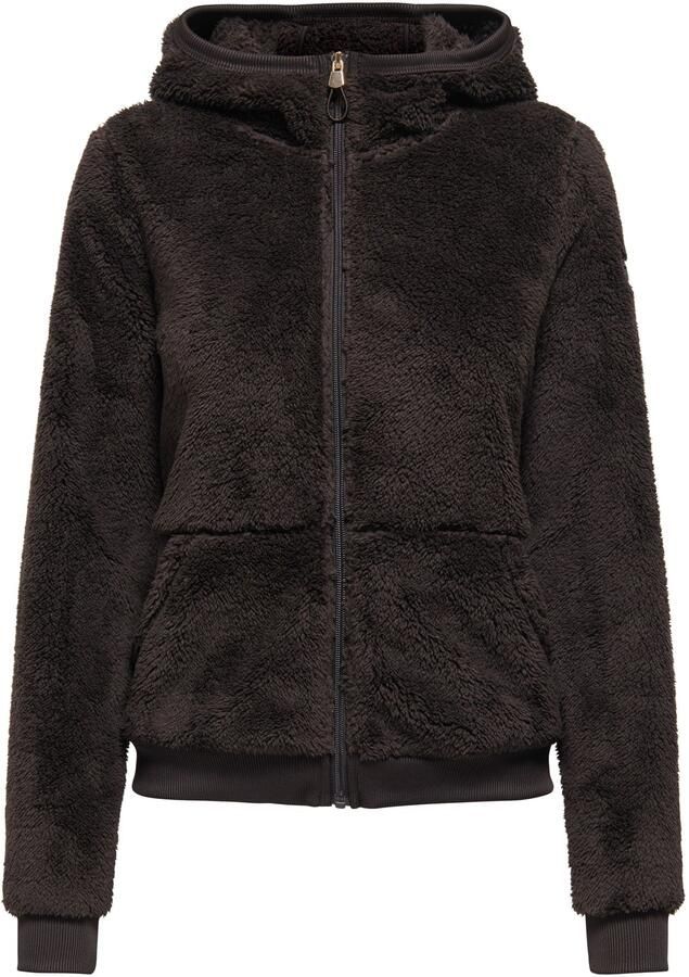 Only Play Fluffy Hooded Vest Dames