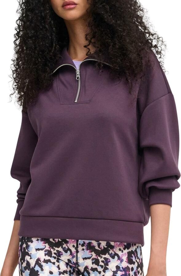 Only Play Lounge Life 1 4 Zip Sweater Dames
