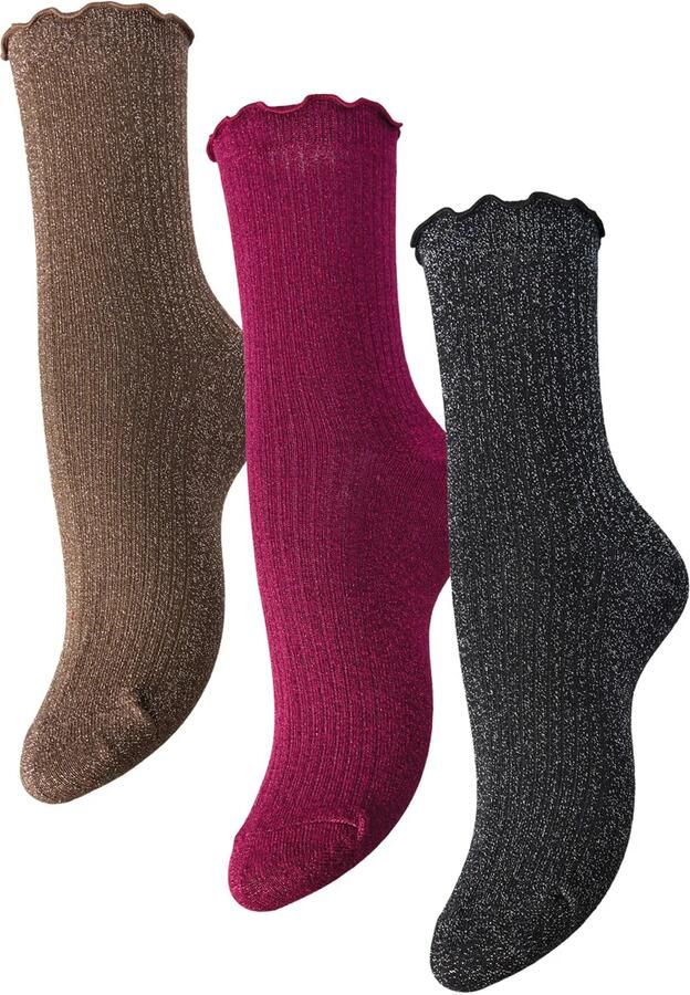 Pieces Sebby Sokken Dames (3-pack)