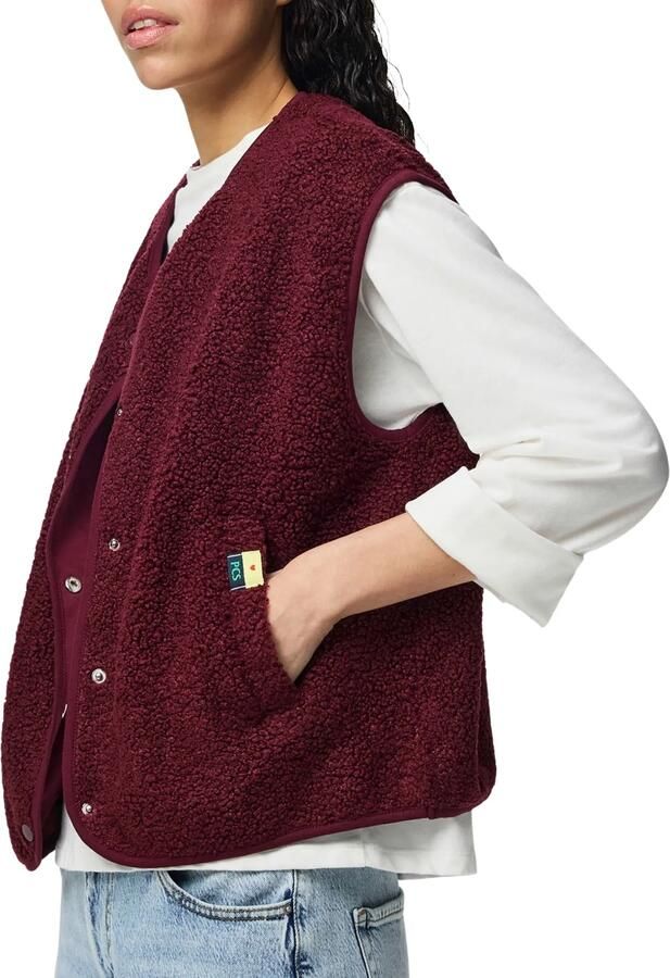 Pieces Regular fit bodywarmer met zijwaartse steekzakken model 'KATTY' - Foto 6