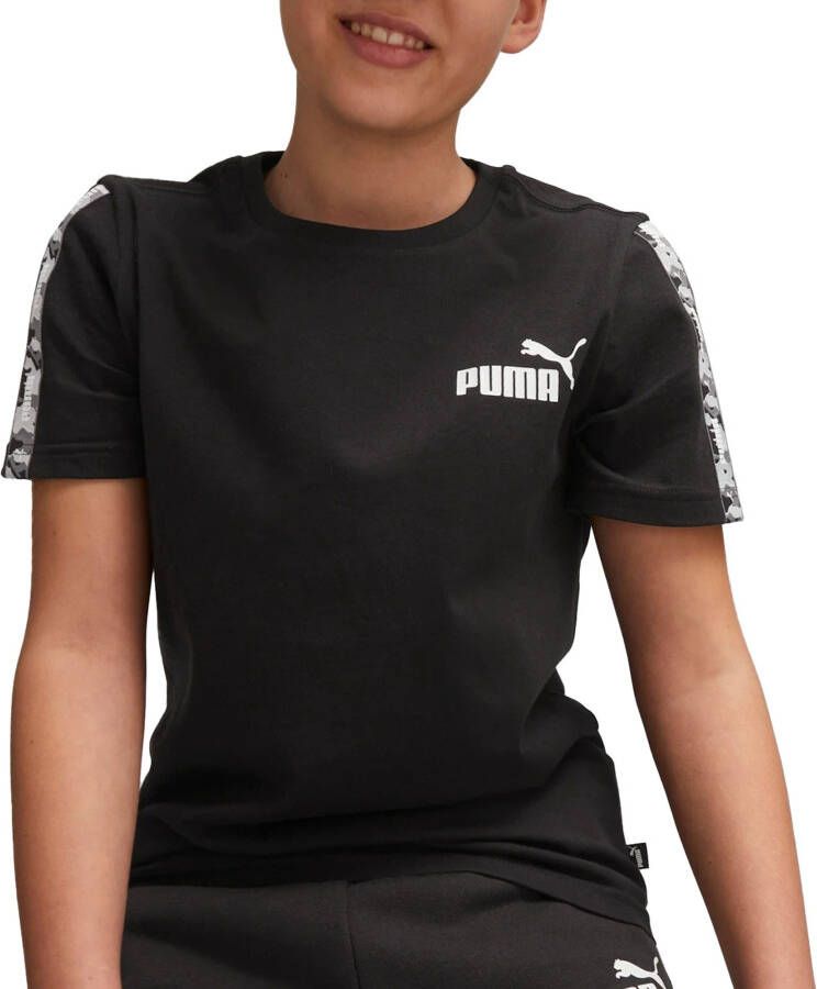 Puma T-shirt Zwart T-shirt Jongens