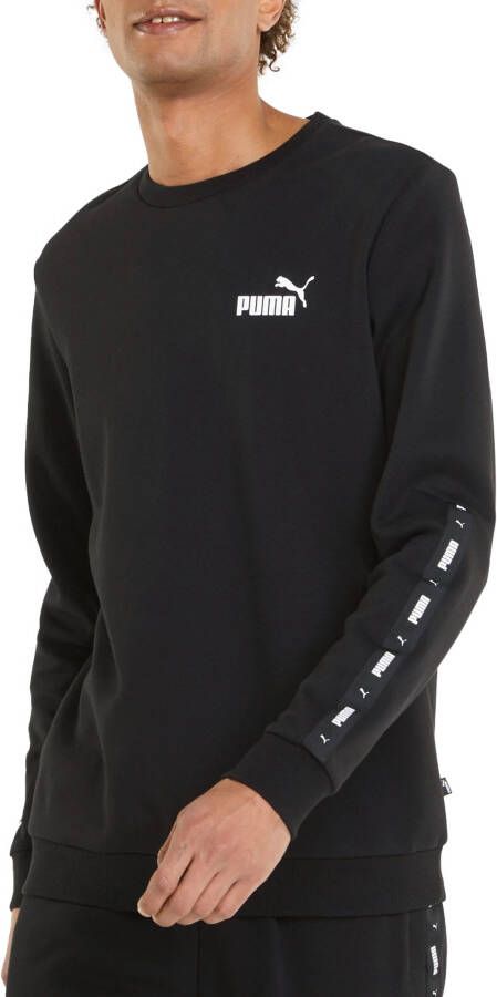 PUMA PERFORMANCE Sweatshirt met contrastgarnering model 'Tape Crew'