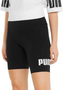 Puma essentials 7-inch logo bikershorts zwart dames
