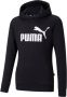 Puma hoodie zwart wit Sweater Logo 128 - Thumbnail 1