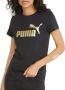 Puma Essentials+ Metallic Logo Shirt Dames - Thumbnail 2