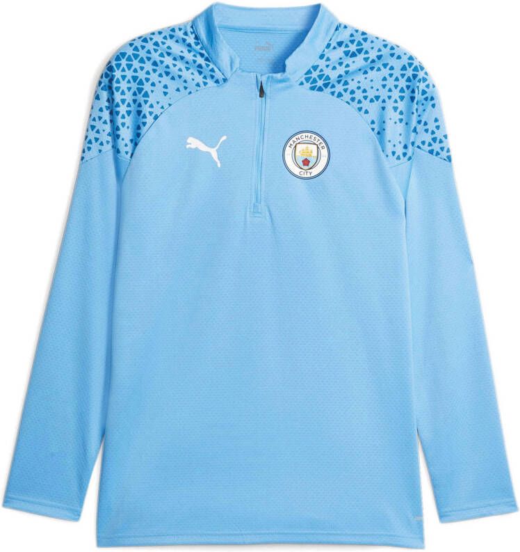 Puma Manchester City FC 1 4 Zip Top Trainingssweater Heren