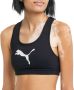 Puma 4keeps medium-impact sportbh zwart wit dames - Thumbnail 1