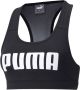 Puma 4 keeps medium-impact sportbh zwart dames - Thumbnail 1