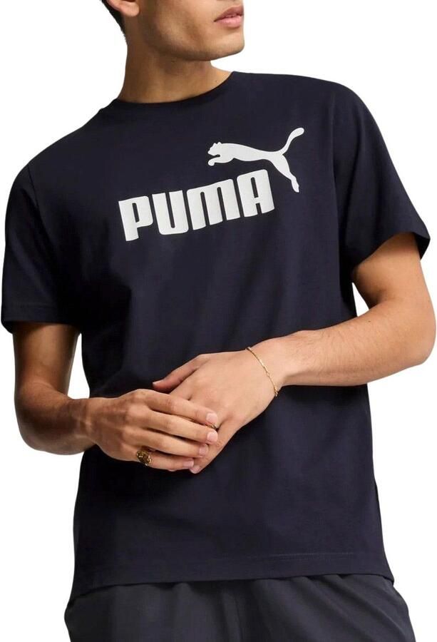 PUMA T-shirt ESS NO. 1 LOGO TEE Basic heren T-shirt met logo - Foto 7