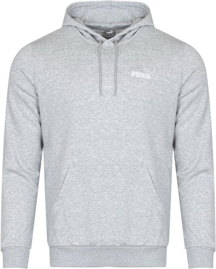 Puma Katoenen hoodie met logo Gray Heren