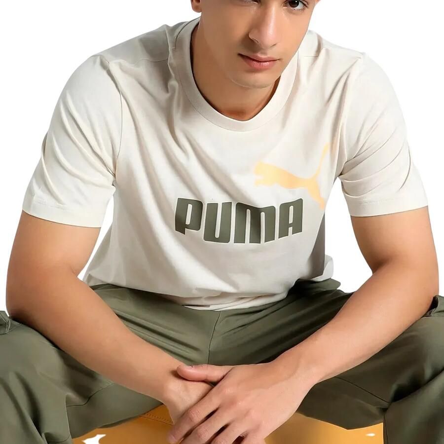 Puma Essentials 2 Color No. 1 Logo Shirt Heren