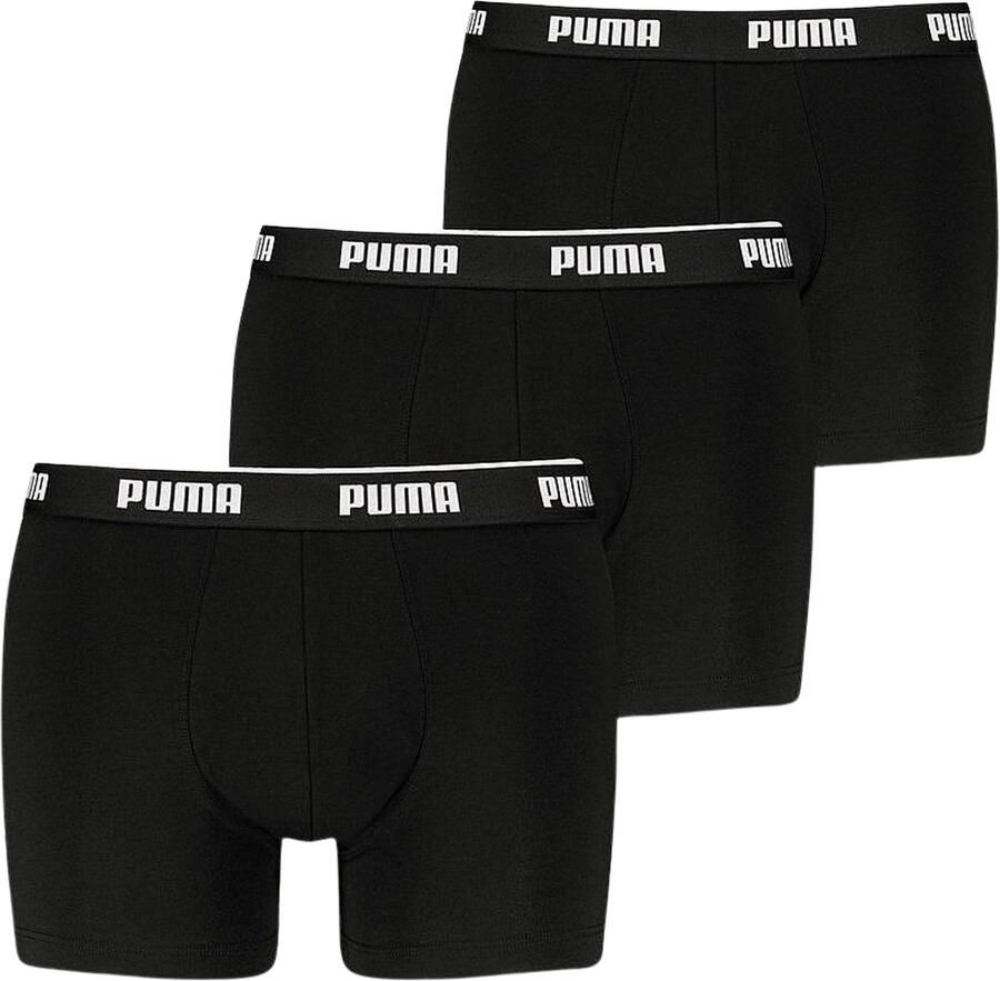 PUMA Boxershort MEN EVERYDAY BASIC BOXERS 3P Comfortabele elastische logotailleband (Set van 3)