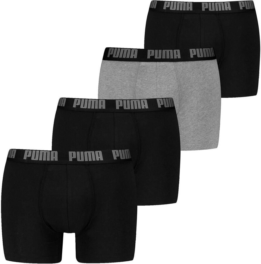 PUMA Boxershort MEN EVERYDAY BOXER 4P ECOM (Set van 4)