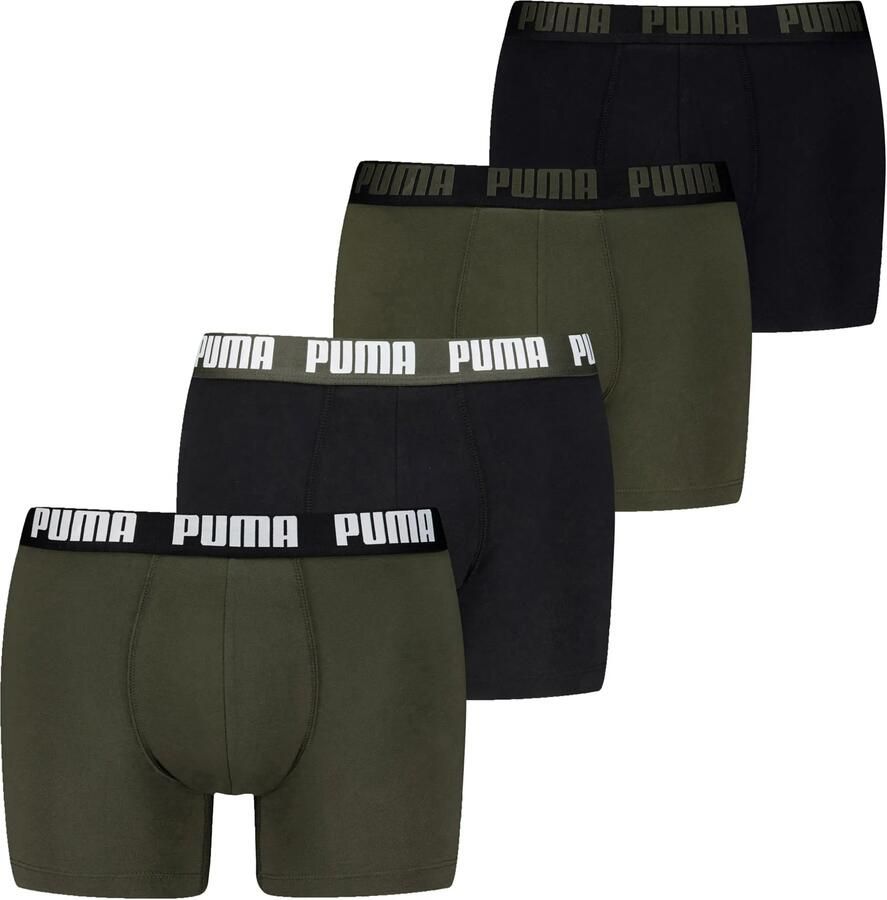 PUMA Boxershort MEN EVERYDAY BOXER 4P ECOM (Set van 4)