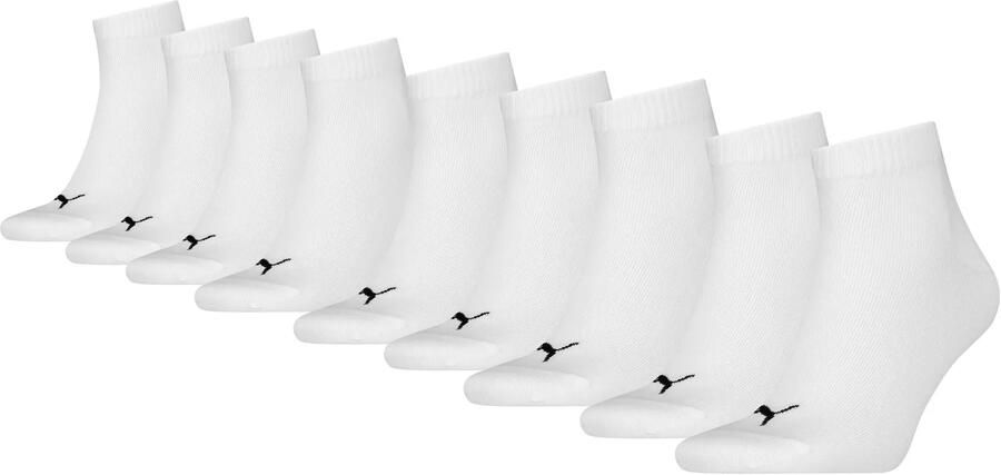 PUMA Korte sokken UNISEX QUARTER PLAIN 9P ECOM (9 paar)